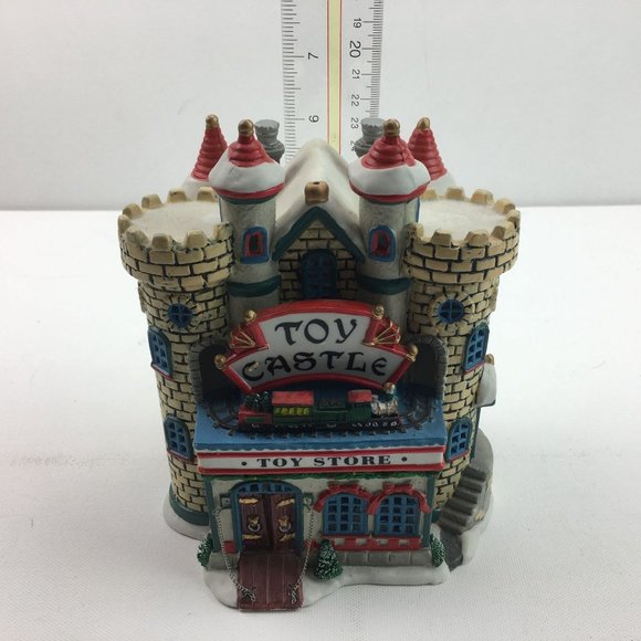 Lemax Christmas Holiday Village Toy Castle Store Building 2001 - Picture 12 of 12